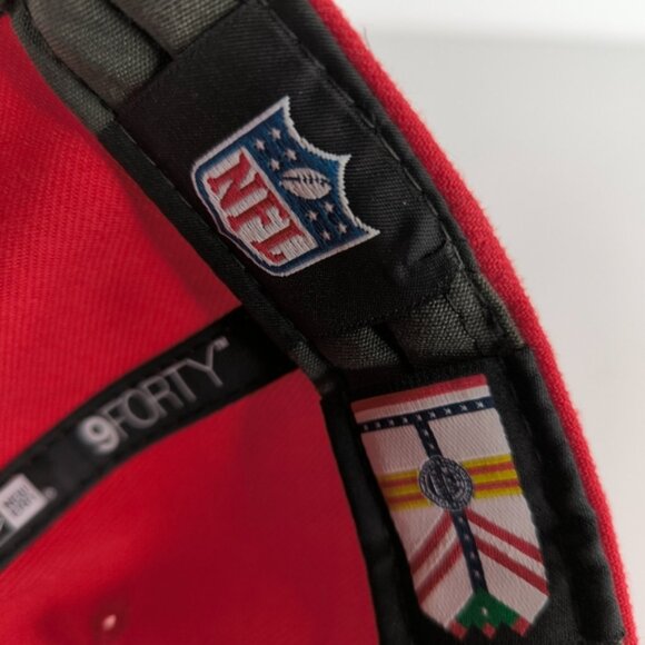 NWT Tampa Bay Buccaneers New Era 100t NFL Official 9Forty Adjustable Flex Hat - Picture 7 of 12